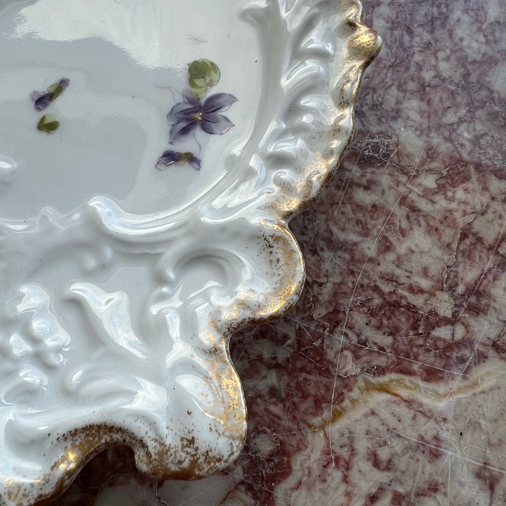 Violet Bundle fine porcelain decor (5 pieces) - Picture 11 of 12